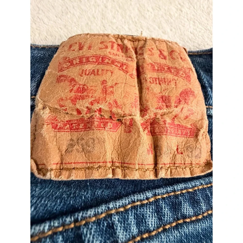 Levis Mens 34x30 Blue Jeans 511 Slim Fit Medium Wash Denim Pants